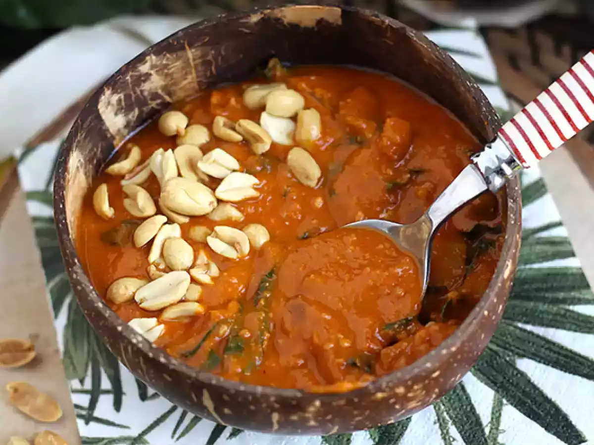 Afrikansk soppa: tomat, jordnöt och mangold - Afrikansk jordnötssoppa - foto 4