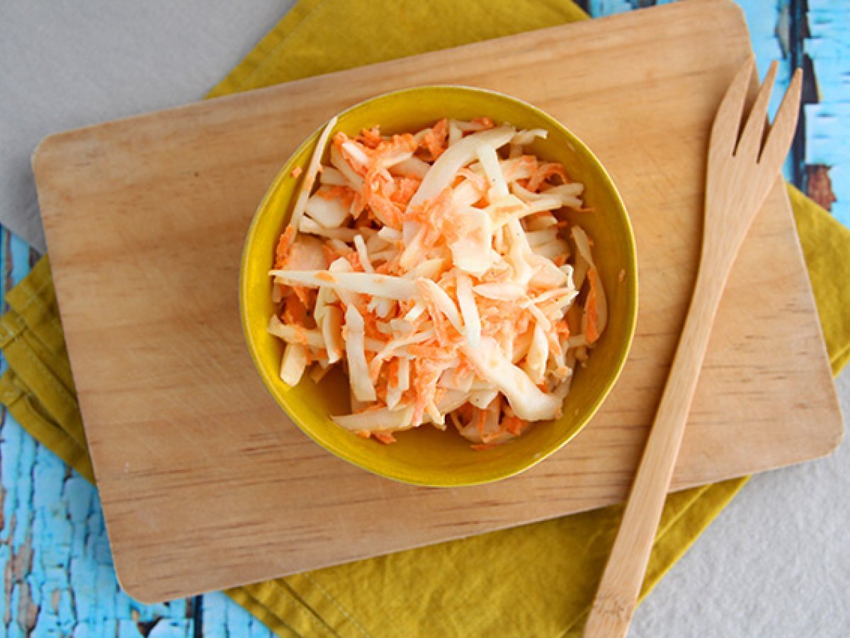 Amerikansk coleslaw (kål- och morotssallad) - foto 2