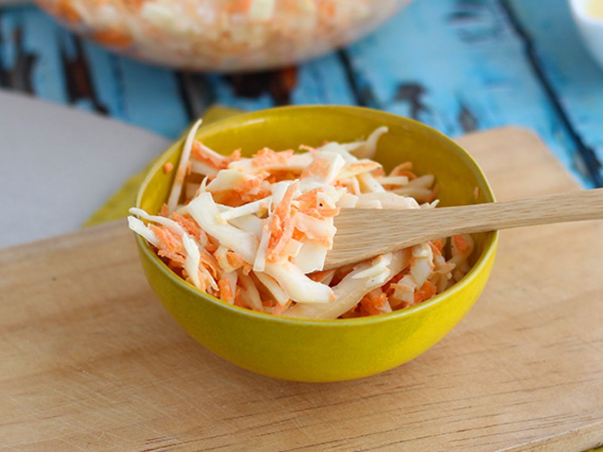 Amerikansk coleslaw (kål- och morotssallad) - foto 4