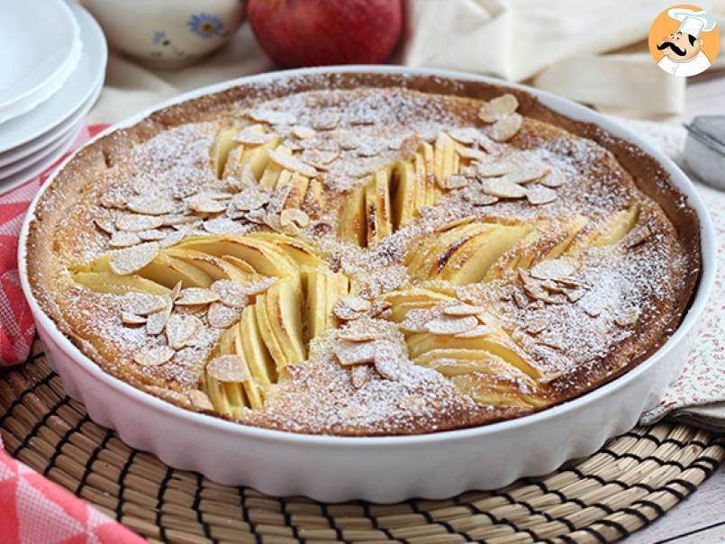 Äppel- och mandeltårta (Tarte normande)