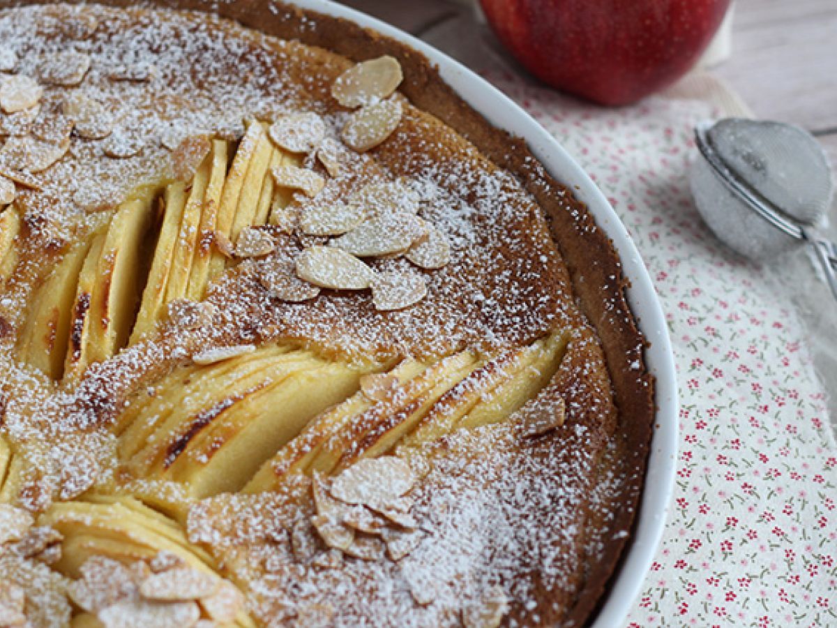 Äppel- och mandeltårta (Tarte normande) - foto 4