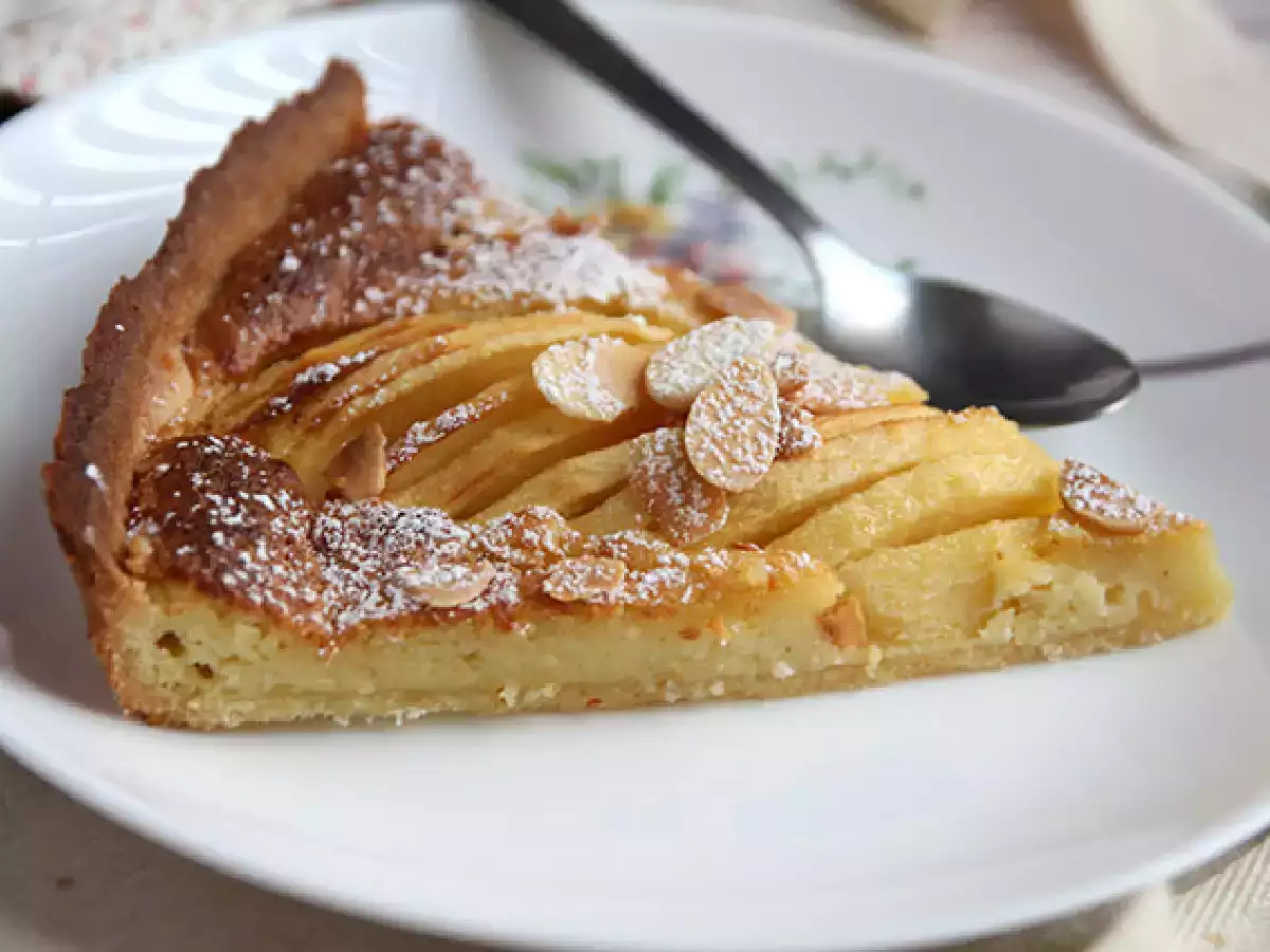 Äppel- och mandeltårta (Tarte normande) - foto 5