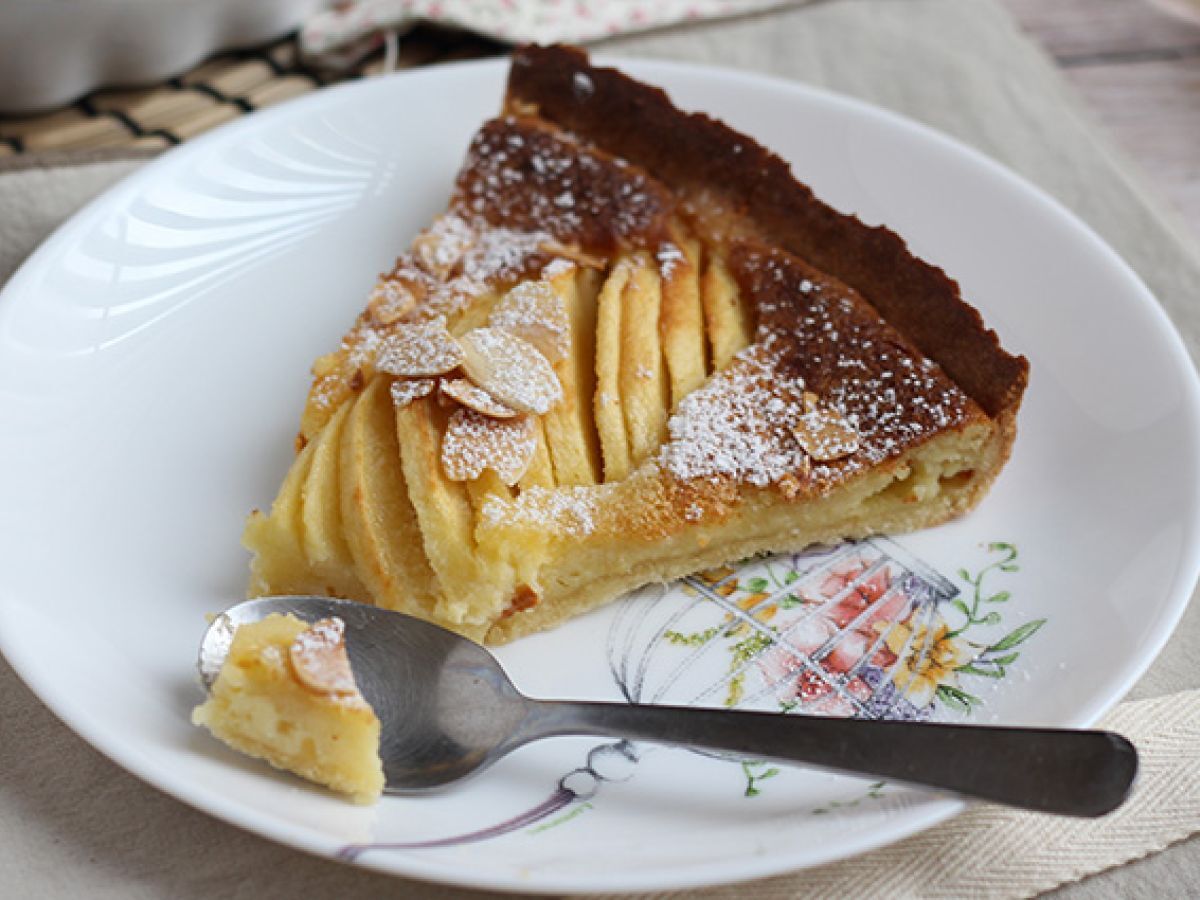 Äppel- och mandeltårta (Tarte normande) - foto 7