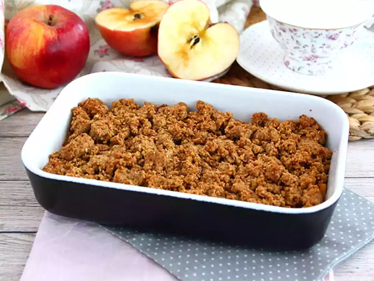 Äppelsmulpaj (vegansk och glutenfri) - foto 3