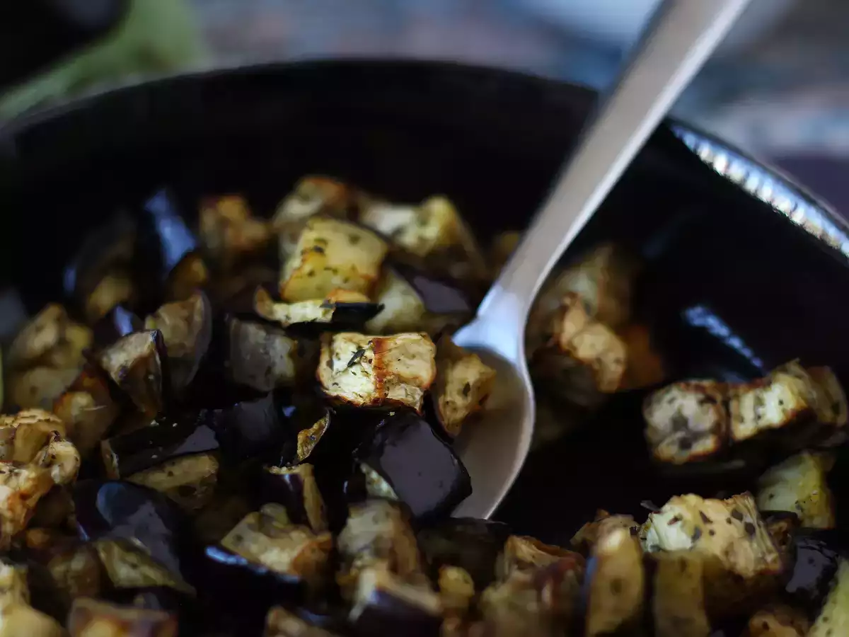 Aubergine i airfryer: ett lätt tillbehör klart på nolltid - foto 4