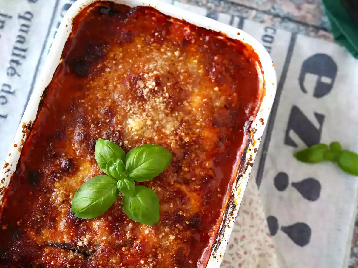Aubergine parmigiana, den traditionella receptet förklaras steg för steg! - foto 4