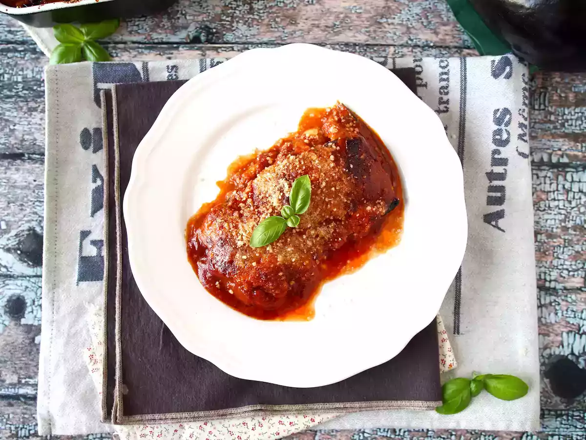 Aubergine parmigiana, den traditionella receptet förklaras steg för steg! - foto 6