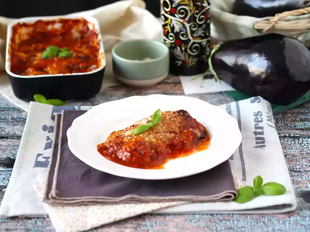 Aubergine parmigiana, den traditionella receptet förklaras steg för steg! - foto 7