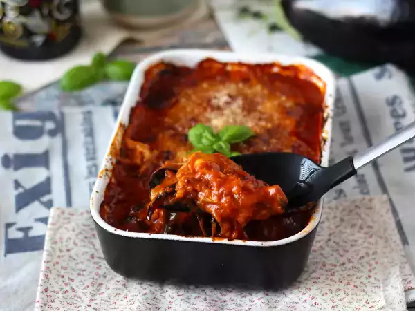 Recept Aubergine parmigiana, den traditionella receptet förklaras steg för steg!
