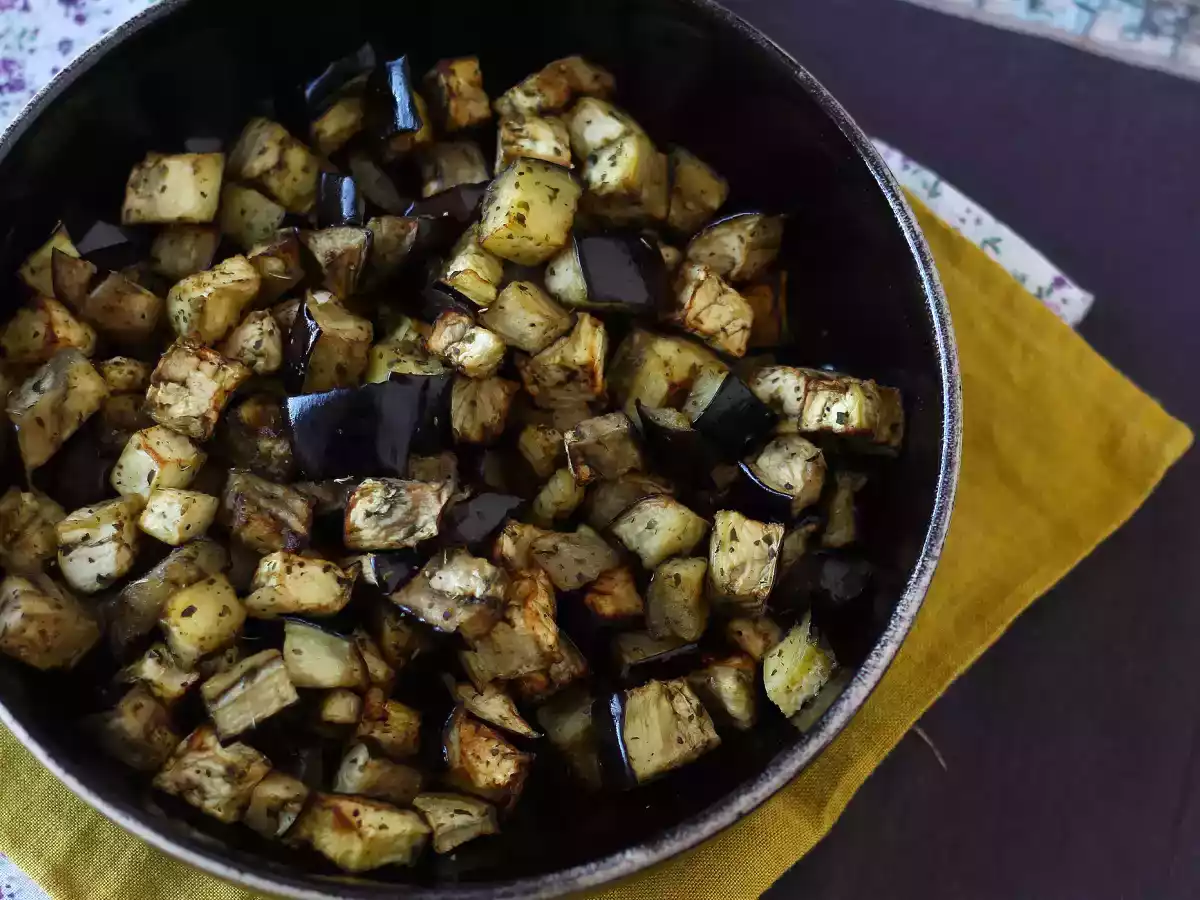 Auberginer i luftfritös: det lätta tillbehöret klart på nolltid - foto 3