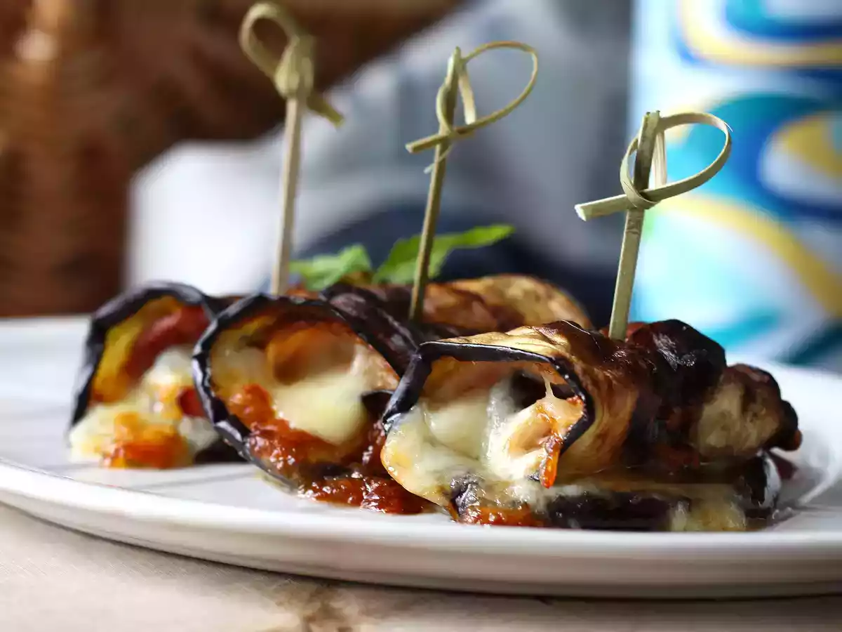 Auberginerullar i luftfritös - foto 2