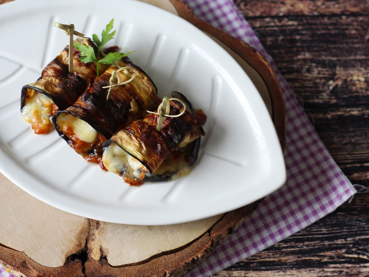 Auberginerullar i luftfritös - foto 3