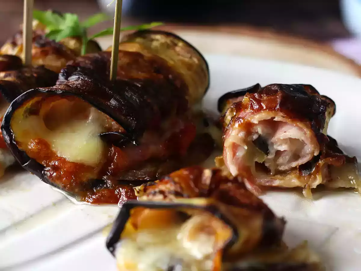 Auberginerullar i luftfritös - foto 6