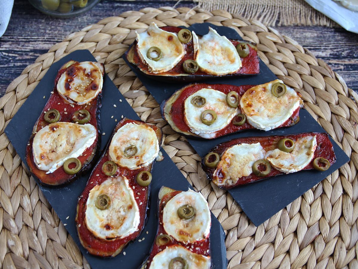 Auberginetoast med tomat- och getostcoulis - foto 4