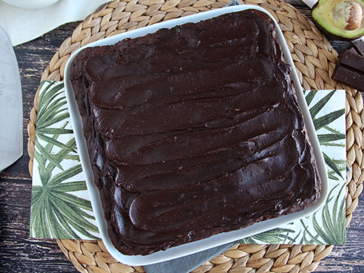 Avokado- och chokladbrownie utan smör - laktosfri - foto 4