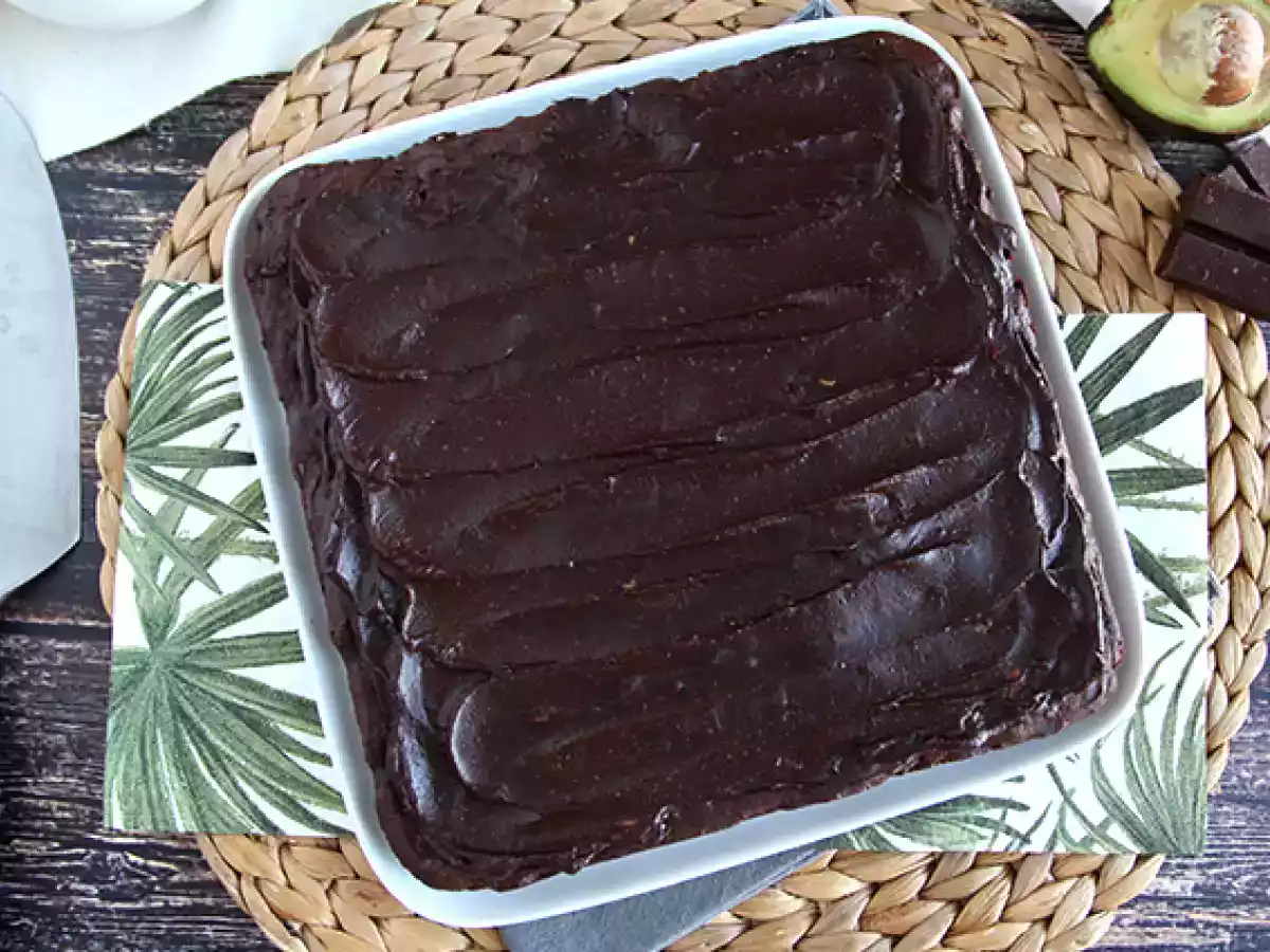 Avokado- och chokladbrownie utan smör - laktosfri - foto 4