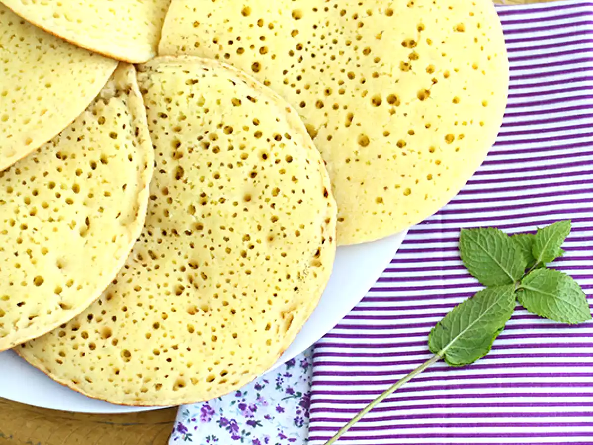 Baghrirs, marockanska pannkakor med tusen hål
