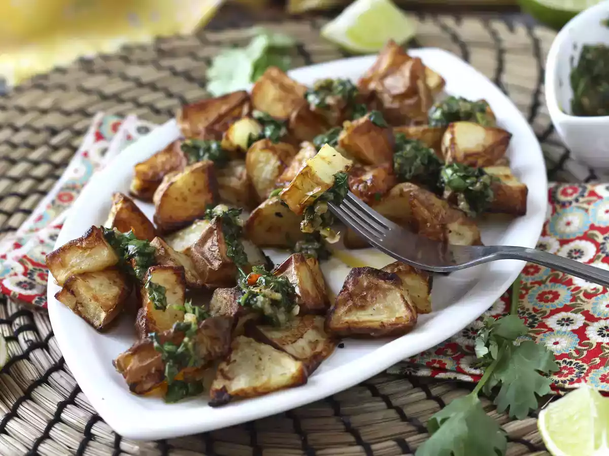 Bakad potatis med chimichurri