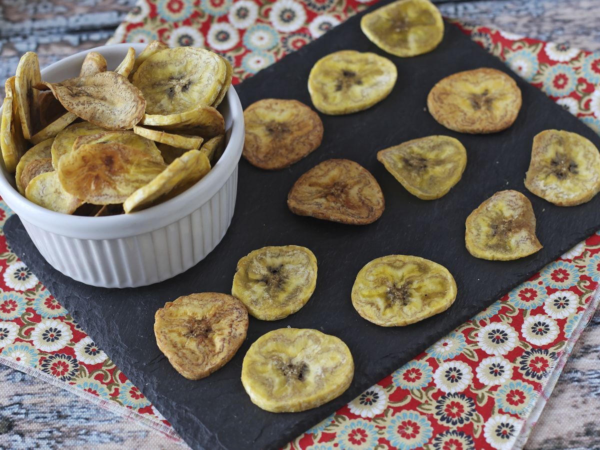 Bakade bananchips i ugnen - foto 2