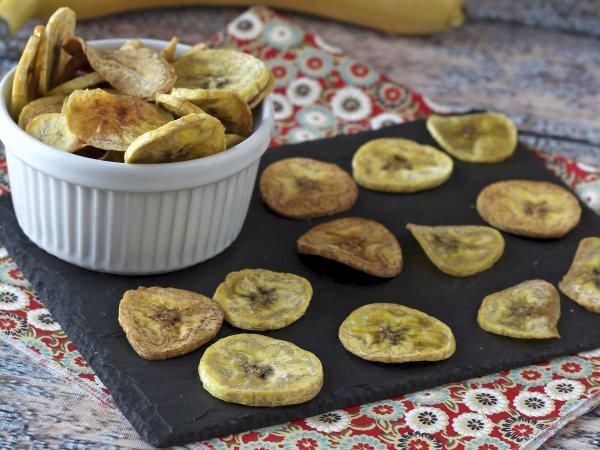 Bakade bananchips i ugnen - foto 5