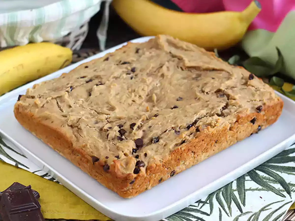 Banan- och chokladkaka - Vegansk och glutenfri