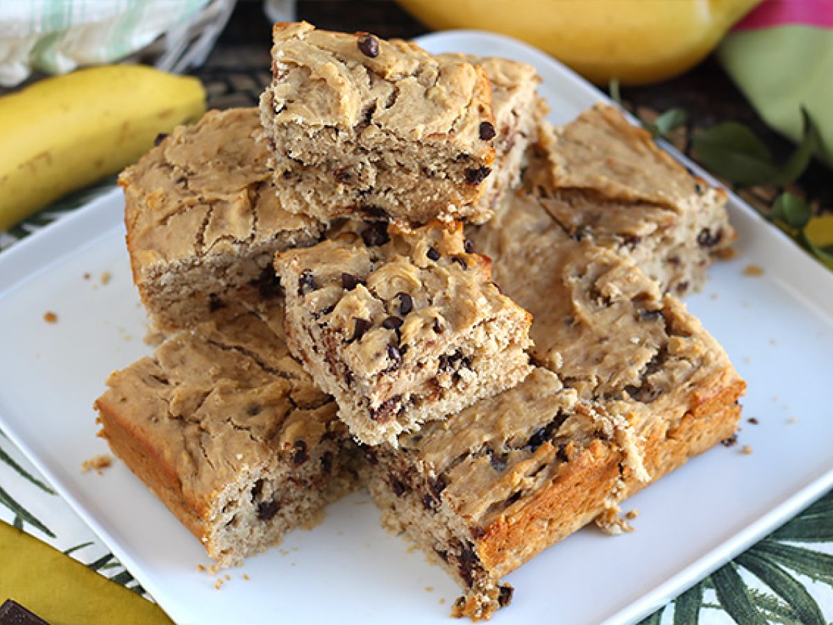 Banan- och chokladkaka - Vegansk och glutenfri - foto 4