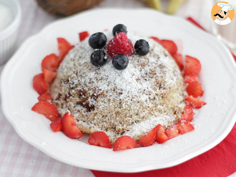 Banan och kokos bowl cake - laktos- och glutenfri