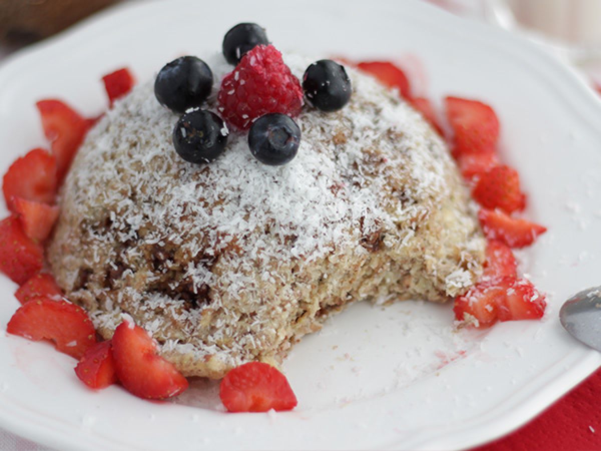 Banan och kokos bowl cake - laktos- och glutenfri - foto 2