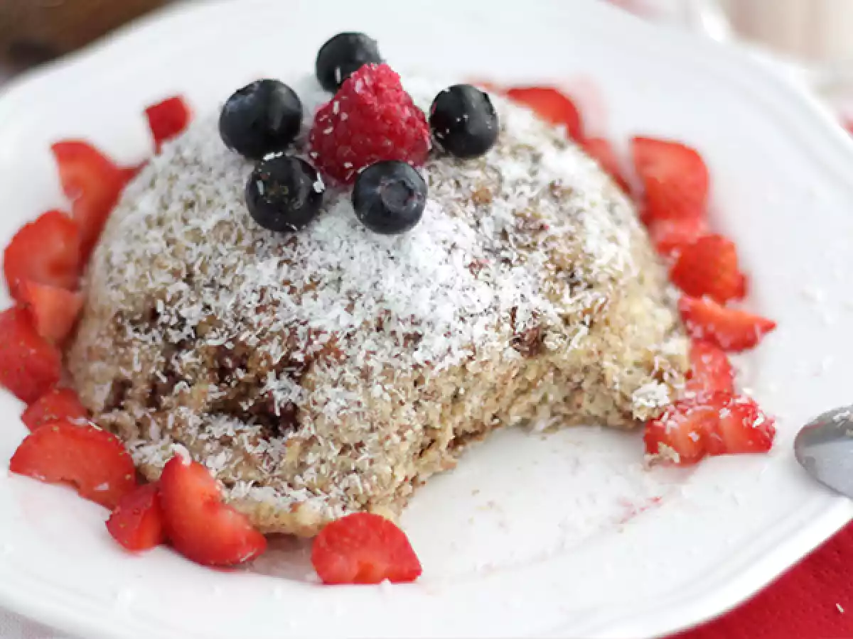 Banan och kokos bowl cake - laktos- och glutenfri - foto 2