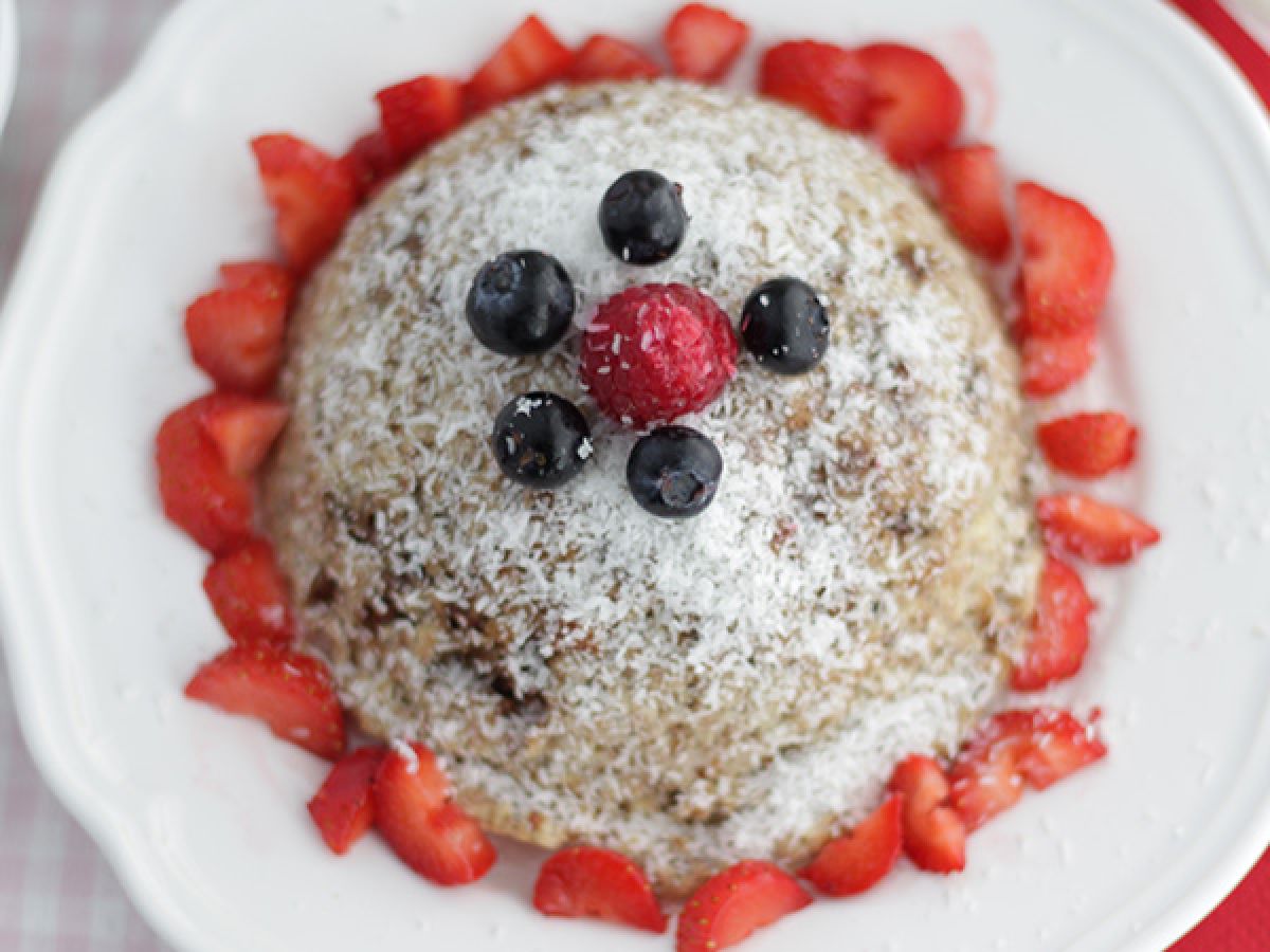 Banan och kokos bowl cake - laktos- och glutenfri - foto 4