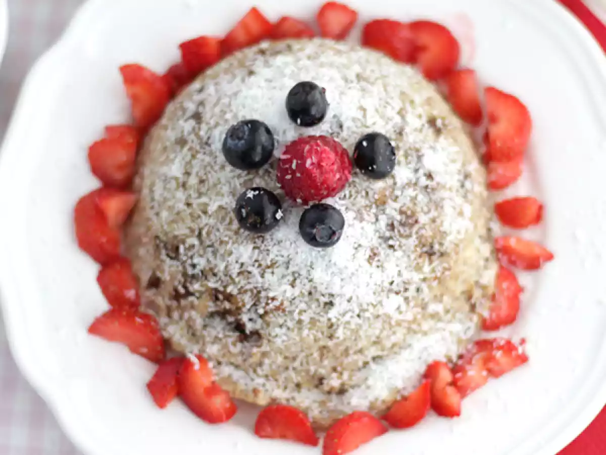 Banan och kokos bowl cake - laktos- och glutenfri - foto 4