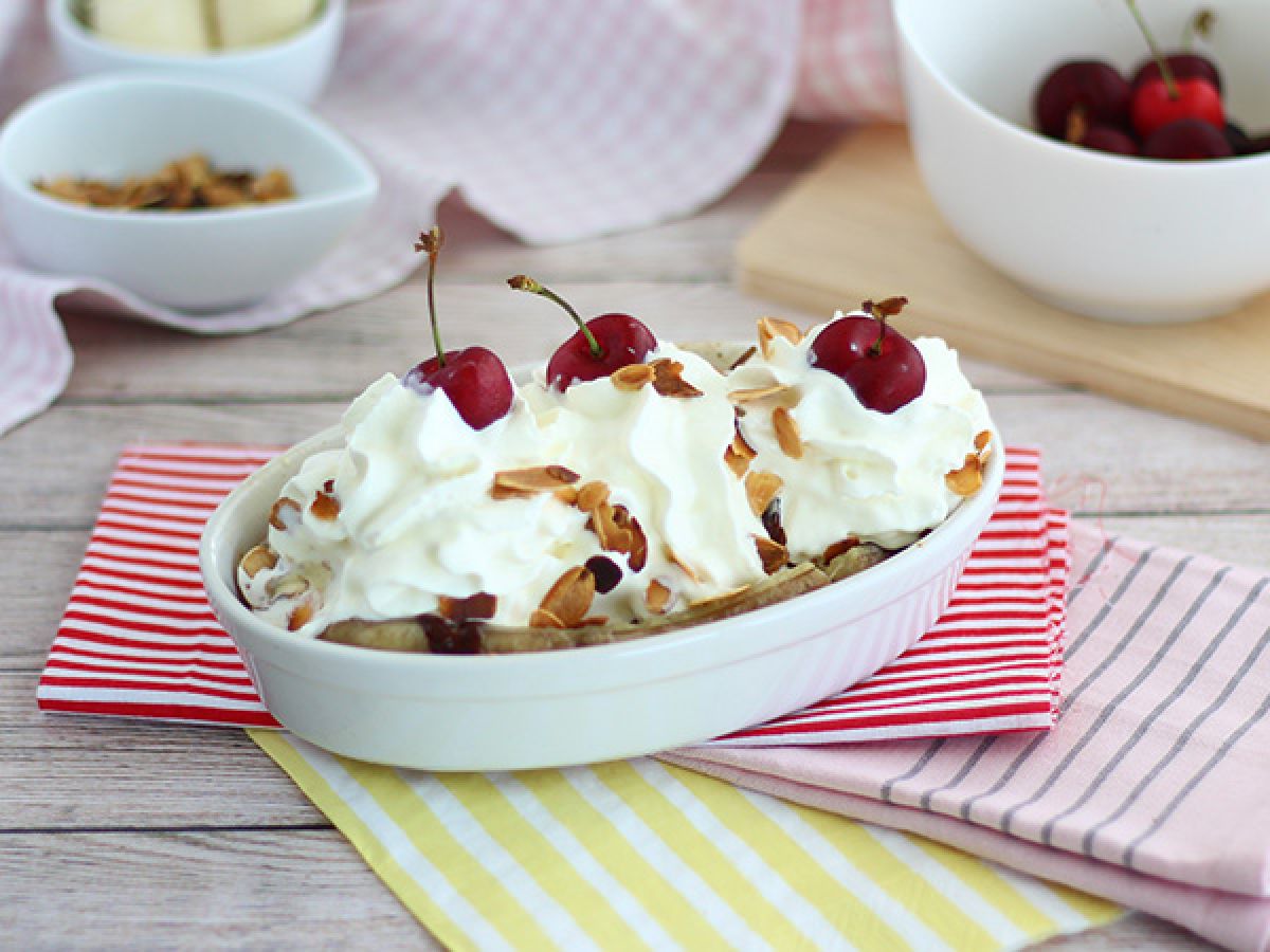 Banana Split, den berömda frysta desserten
