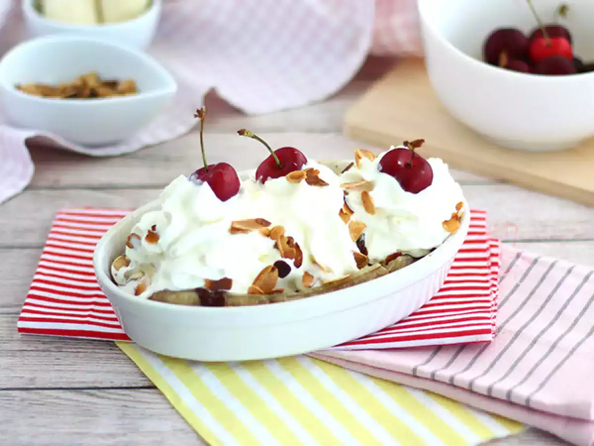 Banana Split, den berömda frysta desserten