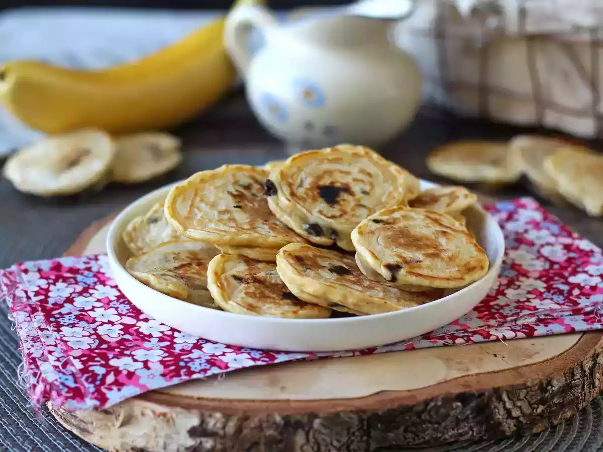 Bananpannkakor utan sockertillsats, perfekta till frukost!