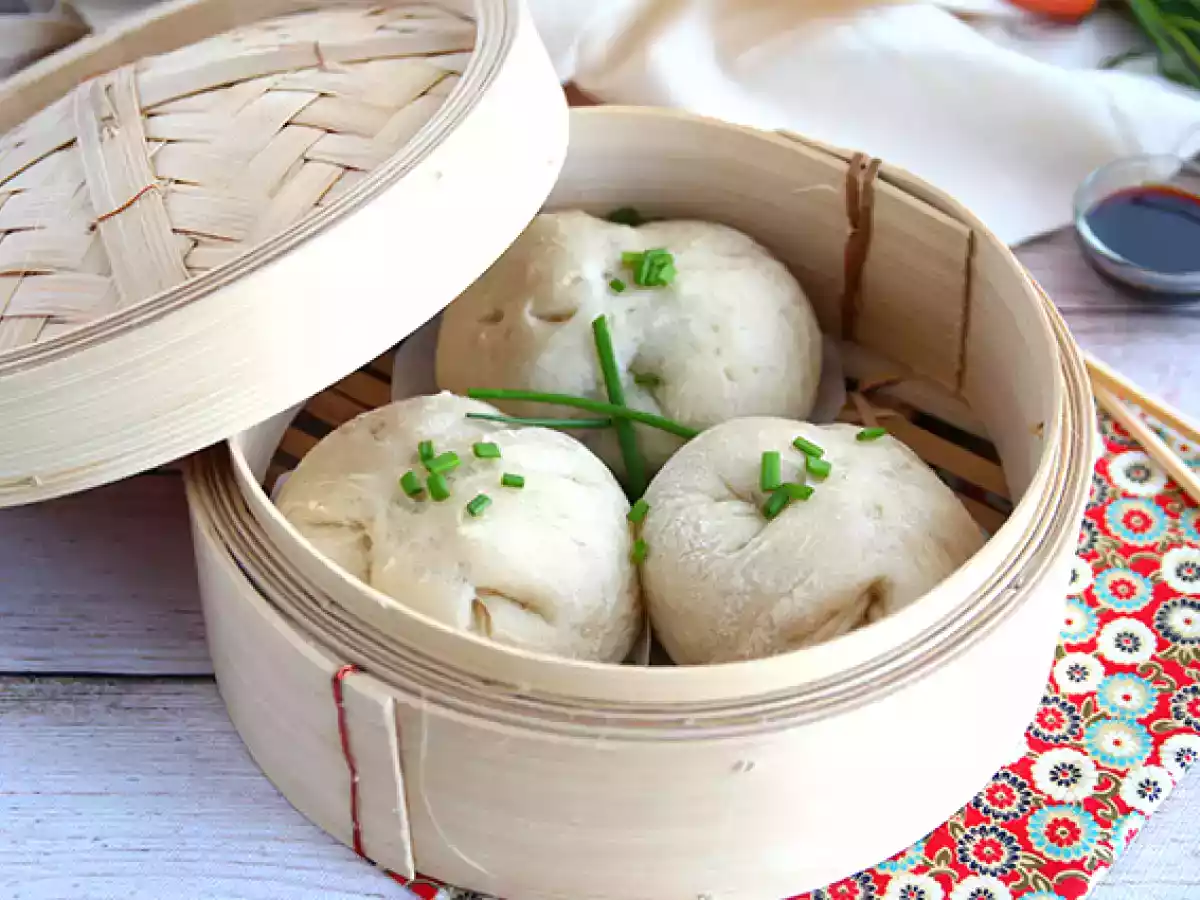 Banh Bao, små ångkokta bullar - foto 2