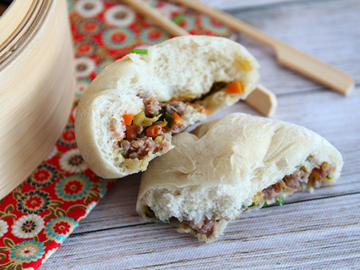 Banh Bao, små ångkokta bullar - foto 3
