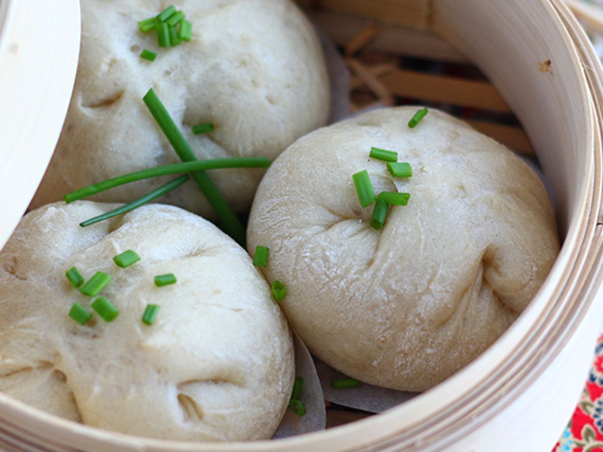 Banh Bao, små ångkokta bullar - foto 4