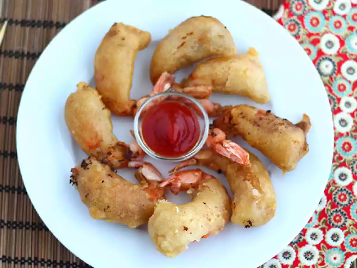 Beignets av räkor