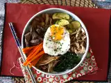 Bibimbap, den traditionella koreanska maträtten, foto 3