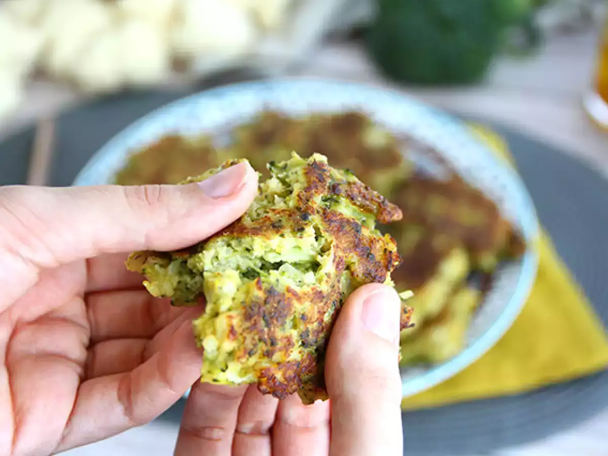Biffar av blomkål och broccoli med curry - foto 3
