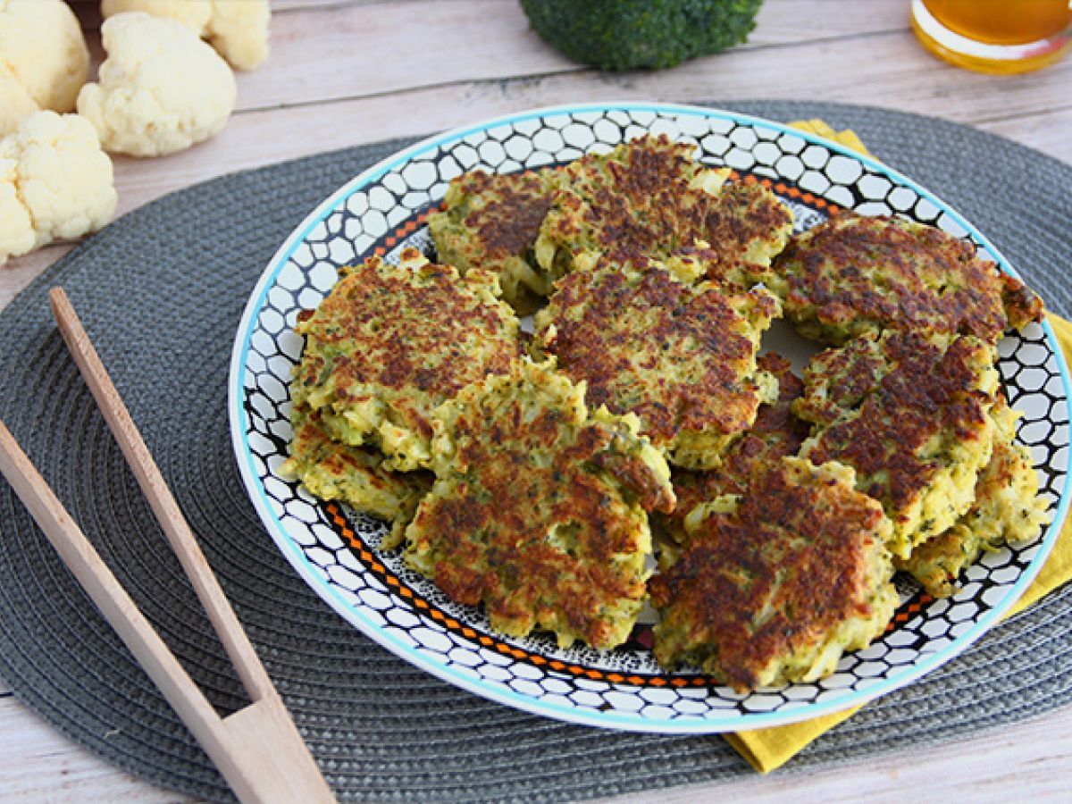 Biffar av blomkål och broccoli med curry - foto 5