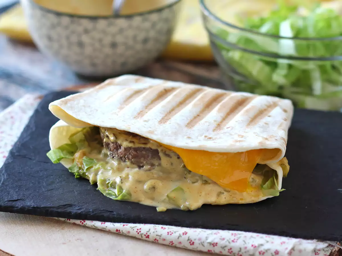 Big Mac-liknande wraps, snabba, praktiska och ekonomiska - foto 4