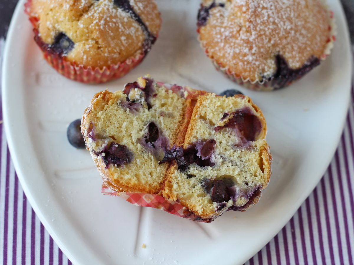 Blåbärsmuffins, en miniversion av pyreneisk paj! - foto 2