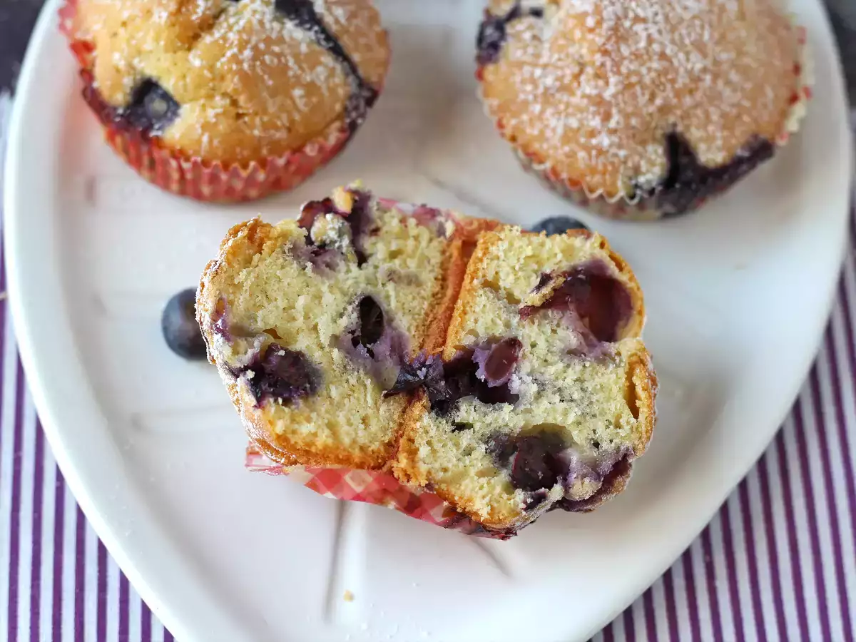 Blåbärsmuffins, en miniversion av pyreneisk paj! - foto 2
