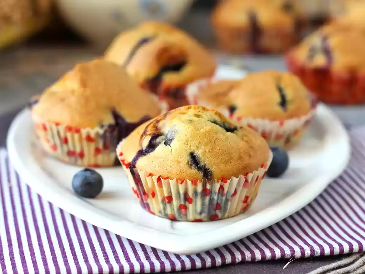 Blåbärsmuffins, en miniversion av pyreneisk paj! - foto 3