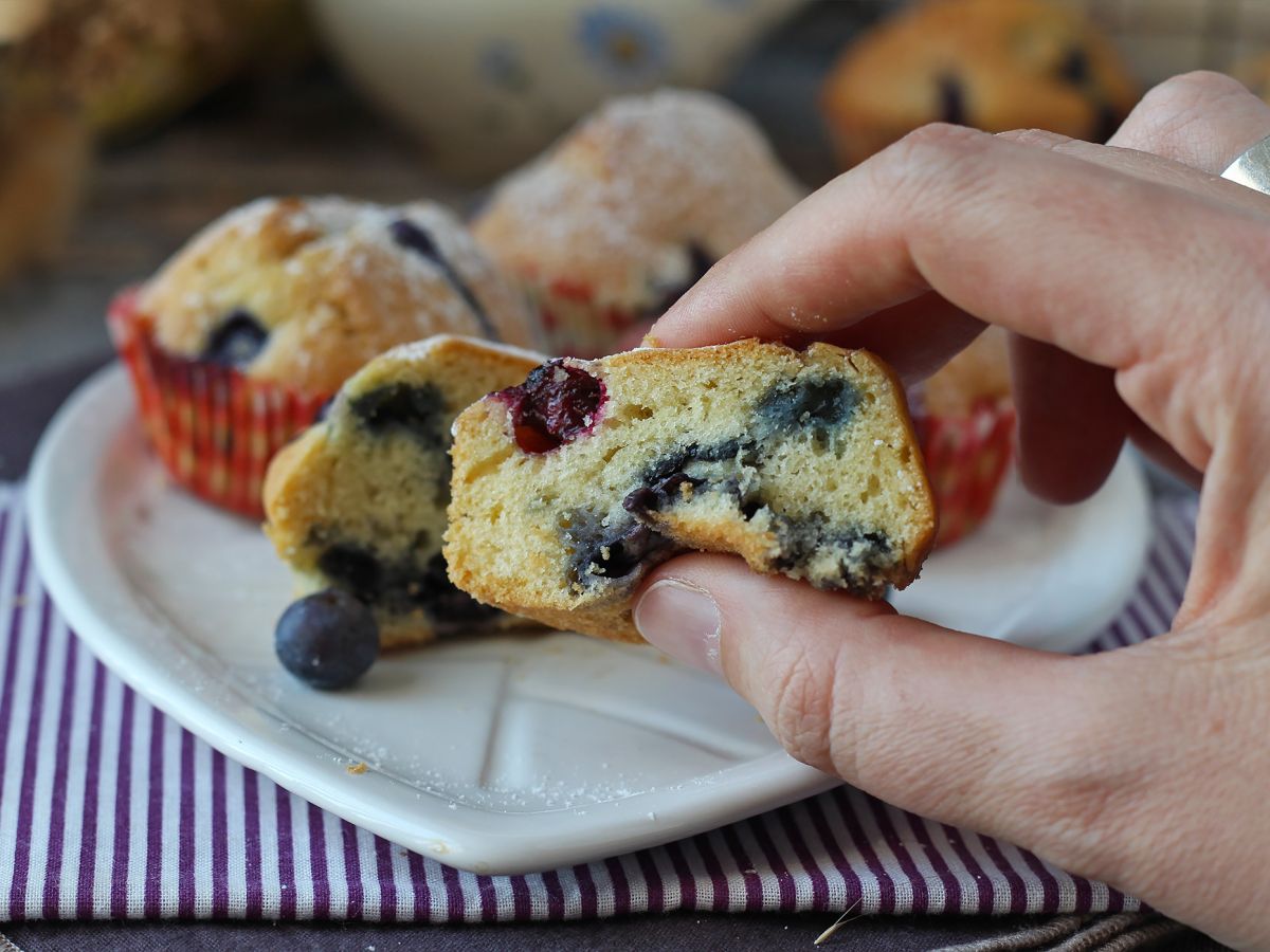 Blåbärsmuffins, en miniversion av pyreneisk paj! - foto 4