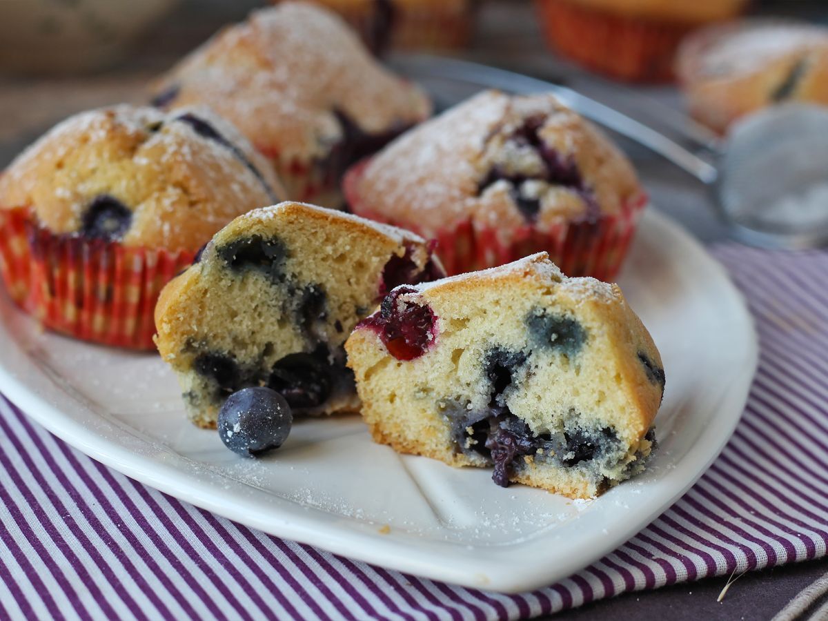 Blåbärsmuffins, en miniversion av pyreneisk paj! - foto 6