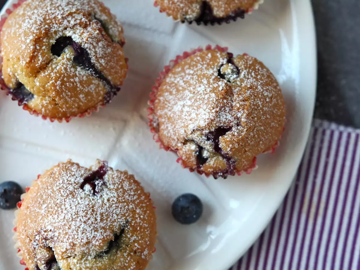 Blåbärsmuffins, en miniversion av pyreneisk paj! - foto 7