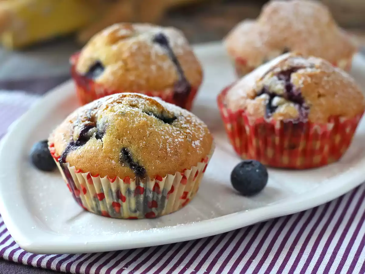 Blåbärsmuffins, en miniversion av pyreneisk paj! - foto 9