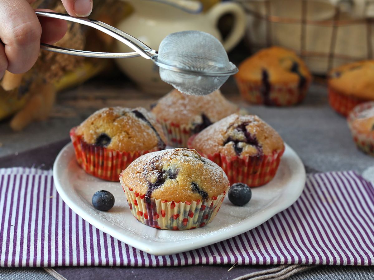 Blåbärsmuffins, en miniversion av pyreneisk paj! - foto 10